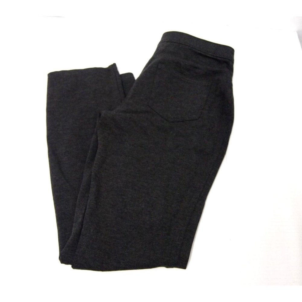 Chicos Womens Dress Pants 00/XS Ponte Knit Stretch Career Straight Grey Comfort